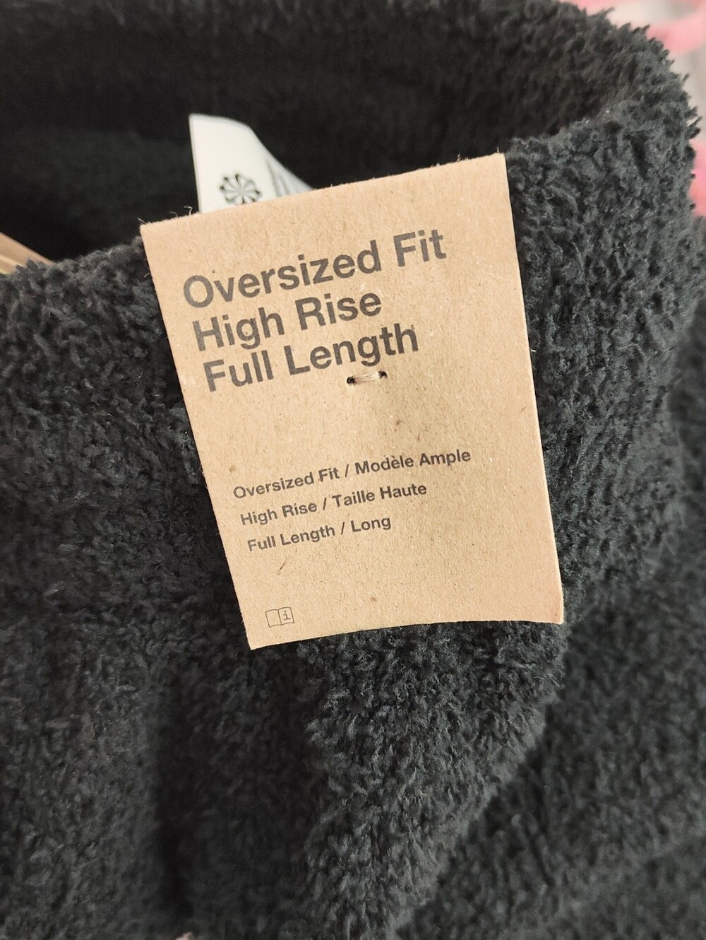 Nike Phoenix Black Pants Boucle High-Waisted Oversized Sweats Size Small Sporty - Picture 7 of 11
